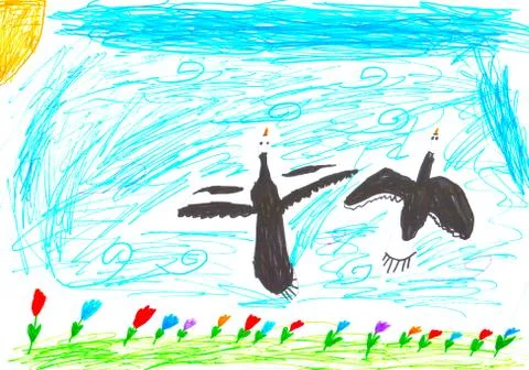 Drawing. Ilustración de archivo