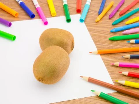 Drawing Kiwi Stock Photos