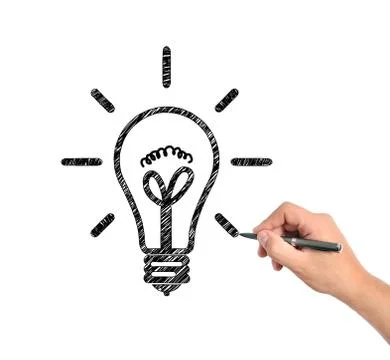 Drawing lamp Stock Photos