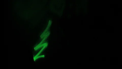 Drawing light on the wall close-up Stock Footage 122631493