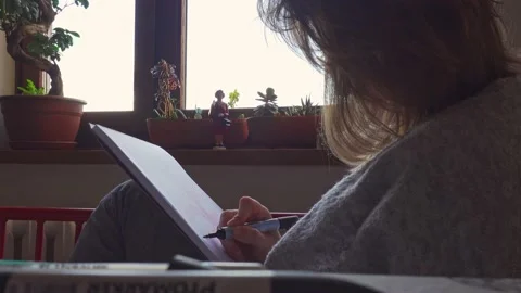 Drawing with markers Stock Footage 152661028