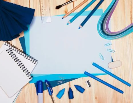 Drawing materials Foto stock