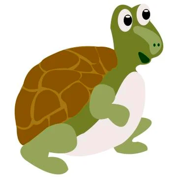 Drawing of the merry terrapin Stock Illustration