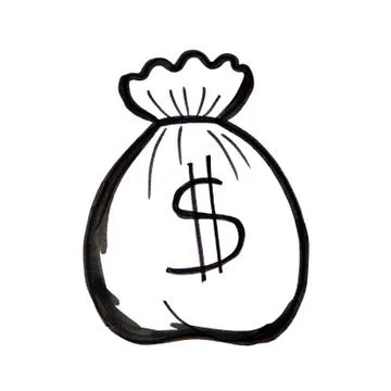Drawing money Stock Photos