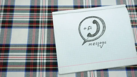 Drawing new message Stock Footage 105524604