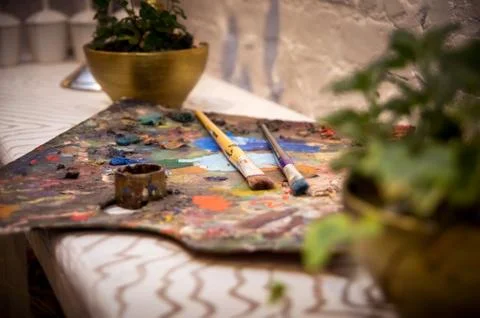 Drawing paint Stock Photos