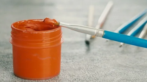 Drawing By Paints. Stock Footage 103451480
