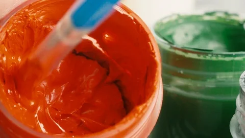 Drawing By Paints. Stock Footage 103451518