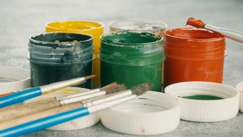 Drawing By Paints. Stock Footage 103451523