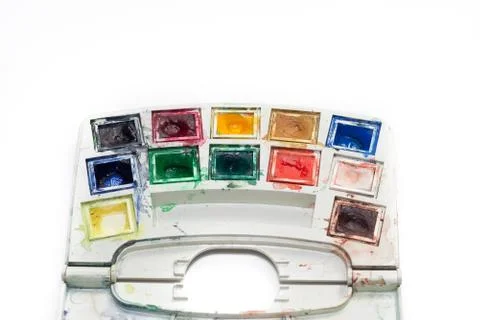 Drawing palette Stock Photos