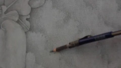 Drawing on paper Stock Footage 77053086