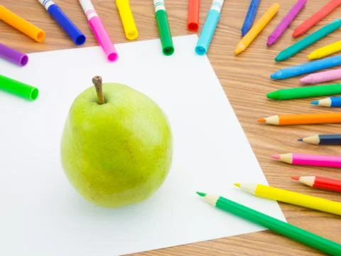 Drawing Pear Stock Photos