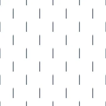 Drawing pencils creating seamless pattern on white background Illustrazione stock