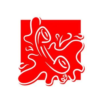 Drawing phone Stock Illustration