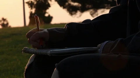 Drawing a picture Stock Footage 101875758