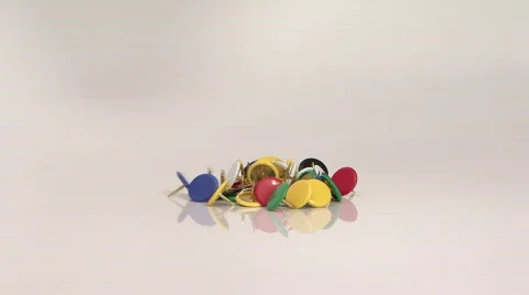 Drawing pins Video stock 733827