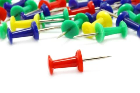 Drawing pins Stock Photos