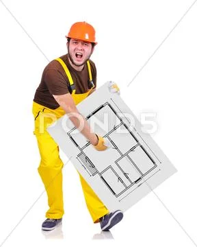 Drawing plan apartment Stock Photos