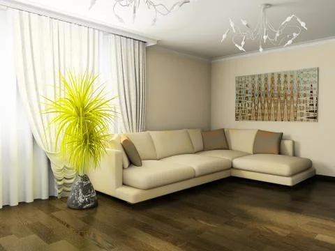 Drawing room Stock Illustration