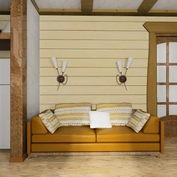 Drawing room Stock Illustration