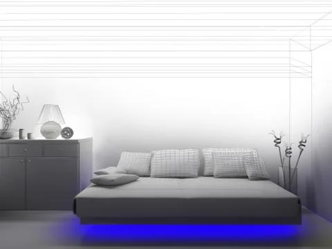 Drawing room Stock Illustration