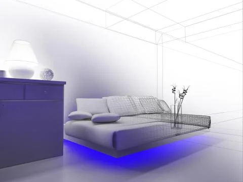 Drawing room Stock Illustration