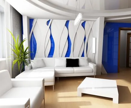 Drawing room Stock Illustration