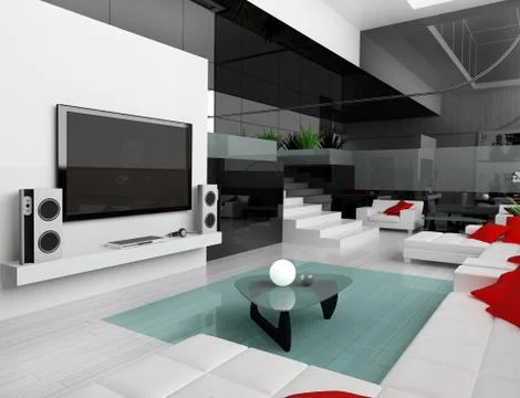 Drawing room Stock Illustration