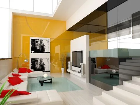 Drawing room Stock Illustration