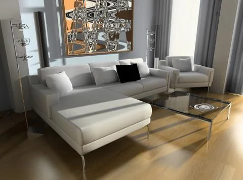 Drawing room Stock Illustration