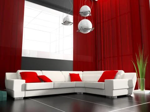 Drawing room Stock Illustration