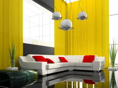 Drawing room Stock Illustration
