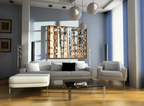 Drawing room Stock Illustration