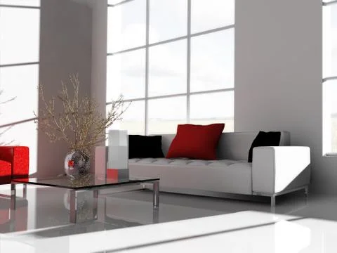 Drawing room Stock Illustration