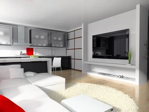 Drawing room Stock Illustration