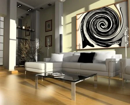 Drawing room Stock Illustration