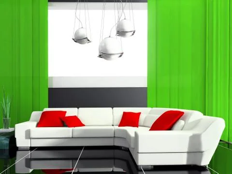 Drawing room Stock Illustration