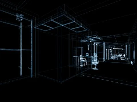 Drawing room Stock Illustration