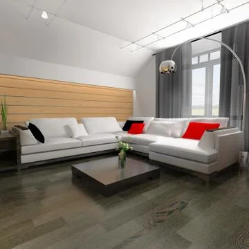 Drawing room Stock Illustration