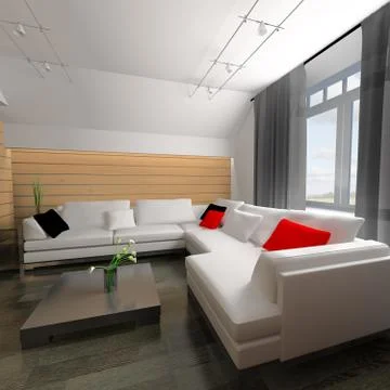 Drawing room Stock Illustration