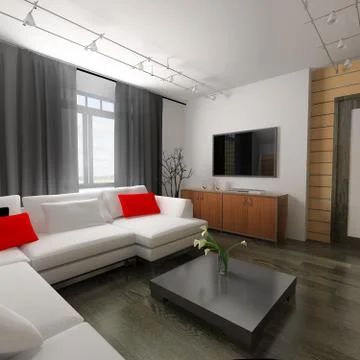 Drawing room Stock Illustration