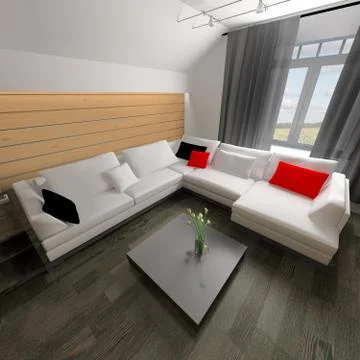 Drawing room Stock Illustration