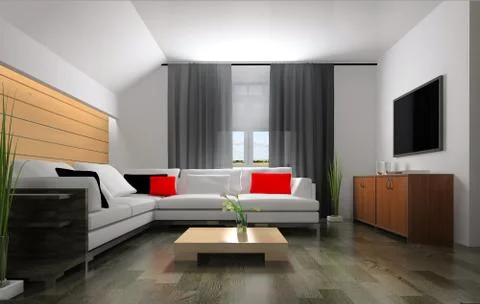 Drawing room Stock Illustration