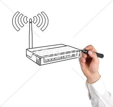 Drawing router Stock Illustration