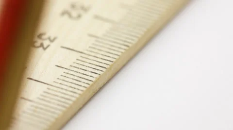 Drawing with a ruler Video stock 34235799