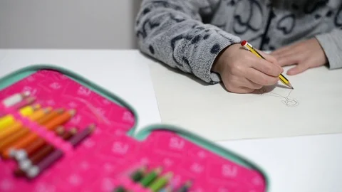 The drawing sketch Stock Footage 82944752