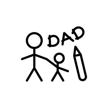 Drawing, sketch, son icon. Simple line, outline vector elements of cultural Illustrazione stock