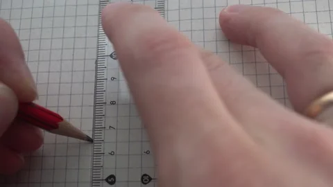 Drawing A Square In A Notebook, Stop Motion Stock Footage 181942301