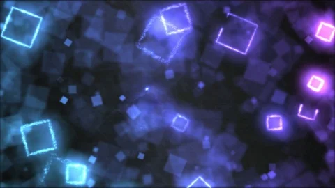 Drawing Square Shapes Motion Background Animation - Loop Rainbow Stock Footage 72779037