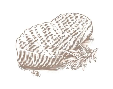 Drawing of stake Stock Illustration